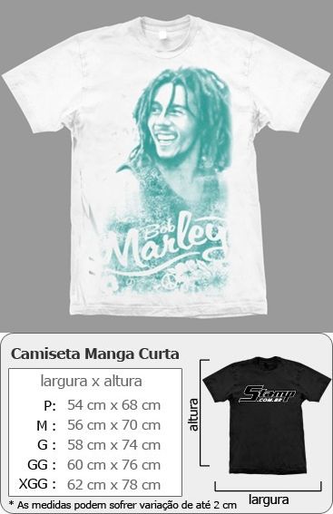 Camiseta Bob Marley Peace