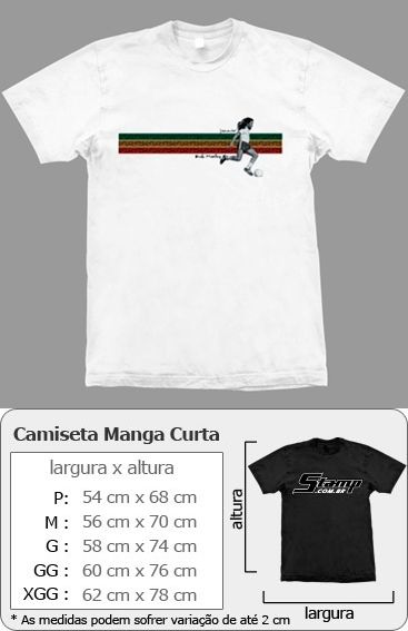 Camiseta Bob Marley Soccer Wrap